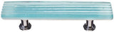 Sietto P-801: 3" cc Texture Cabinet Pull - Light Aqua