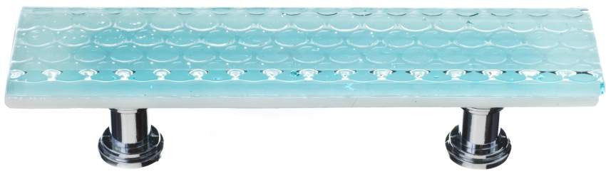 Sietto P-901: 3" cc Texture Cabinet Pull - Light Aqua