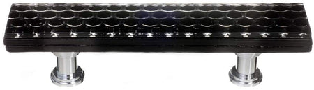 Sietto P-902: 3" cc Texture Cabinet Pull - Black