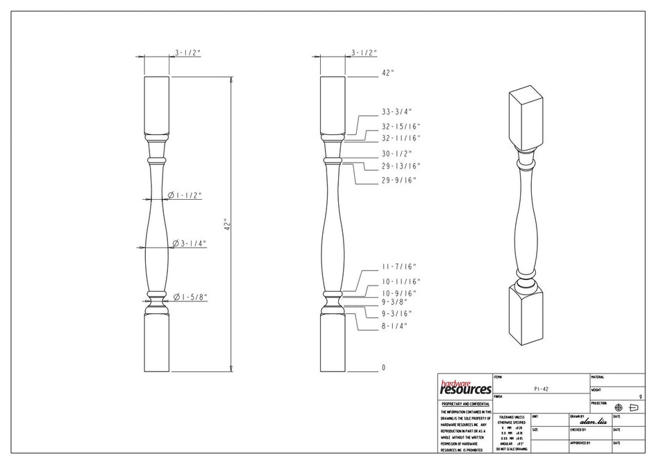 Specification Drawing