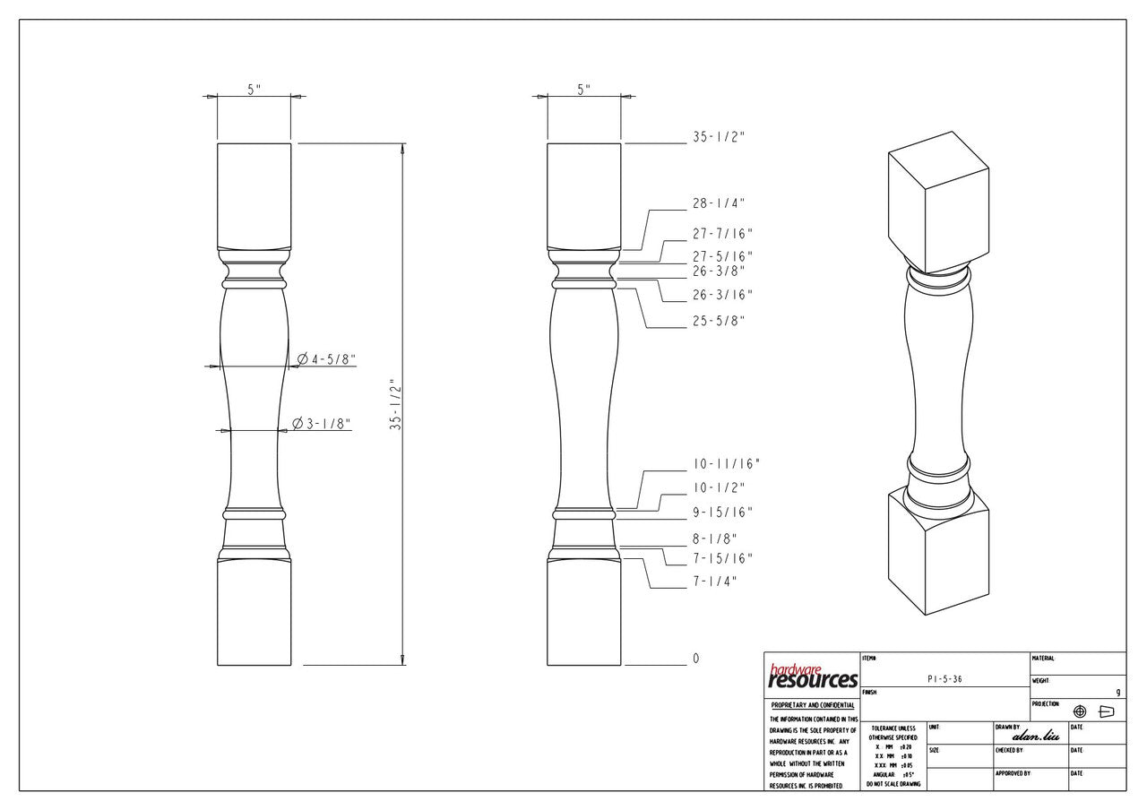 Specification Drawing