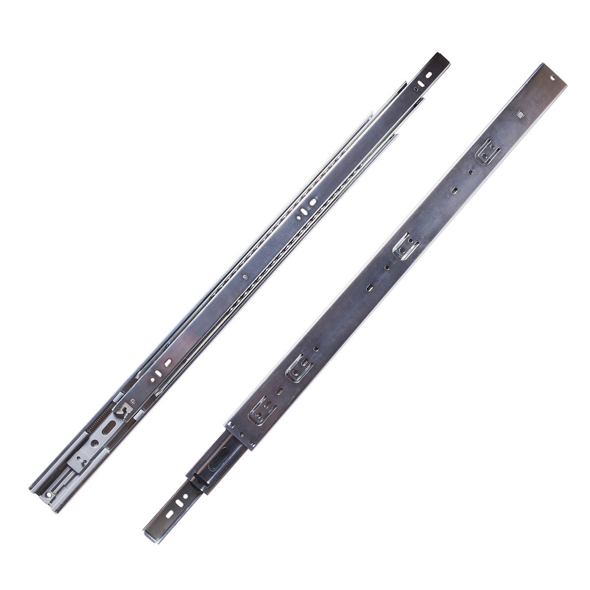 Hickory P1055/12-2C: 12" Soft-close Drawer Slides (pair) - Cadmium