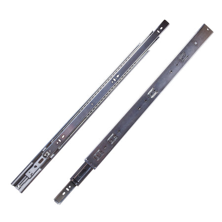 Hickory P1055/12-2C: 12" Soft-close Drawer Slides (pair) - Cadmium