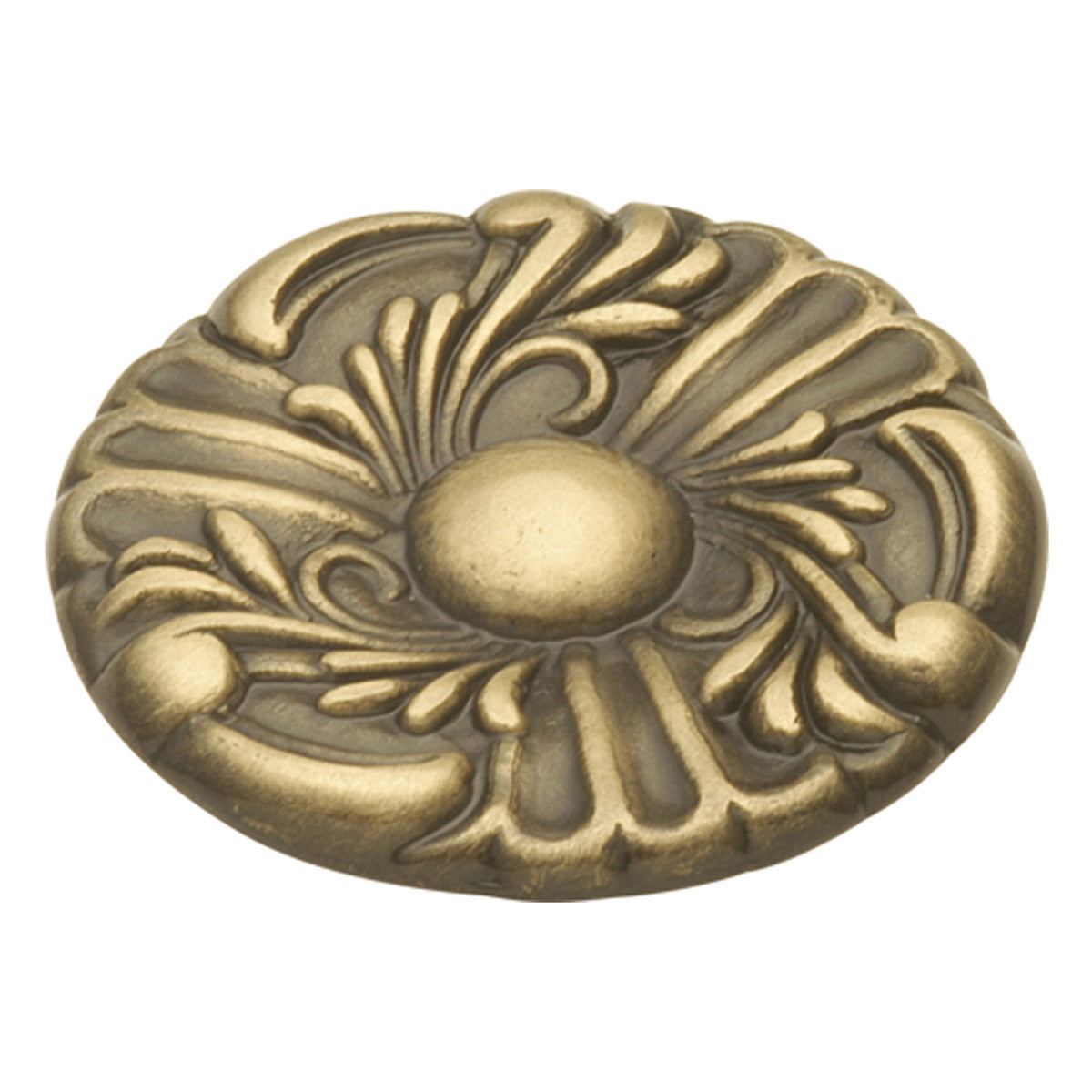 Hickory P119-AB: 1-1/2" Cavalier Cabinet Knob - Antique Brass