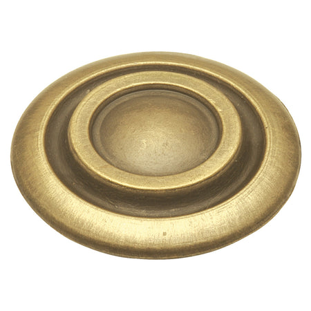 Hickory P121-AB: 1-1/4" Cavalier Cabinet Knob - Antique Brass