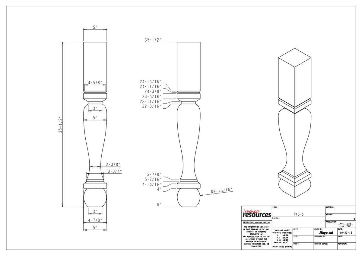 Specification Drawing