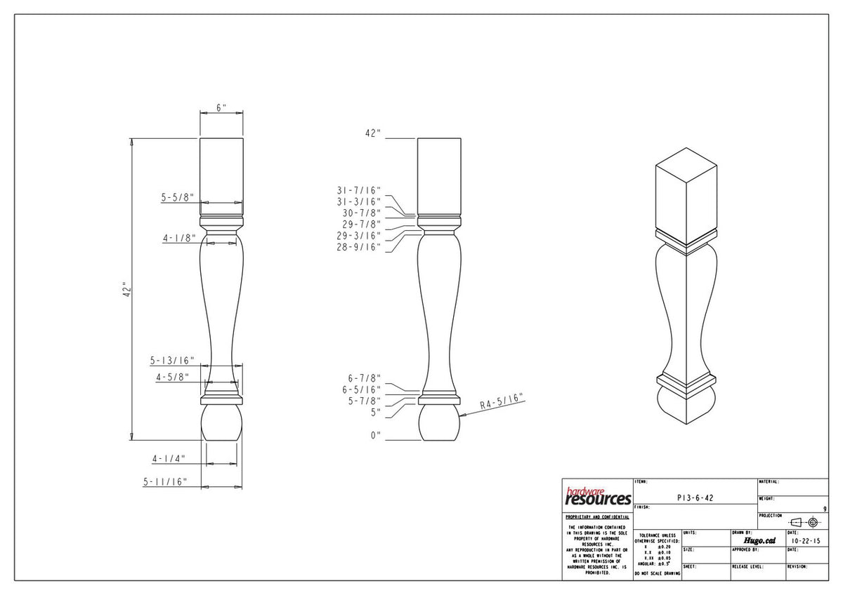 Specification Drawing