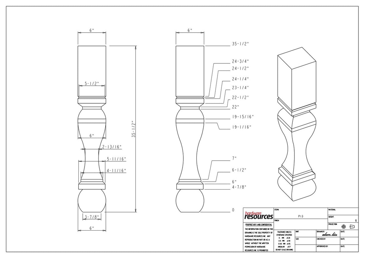 Specification Drawing