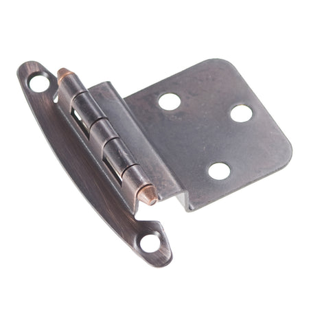 Hickory P140-VB: 3/8" Inset Surface Mount Hinge (pair) - Vintage Bronze
