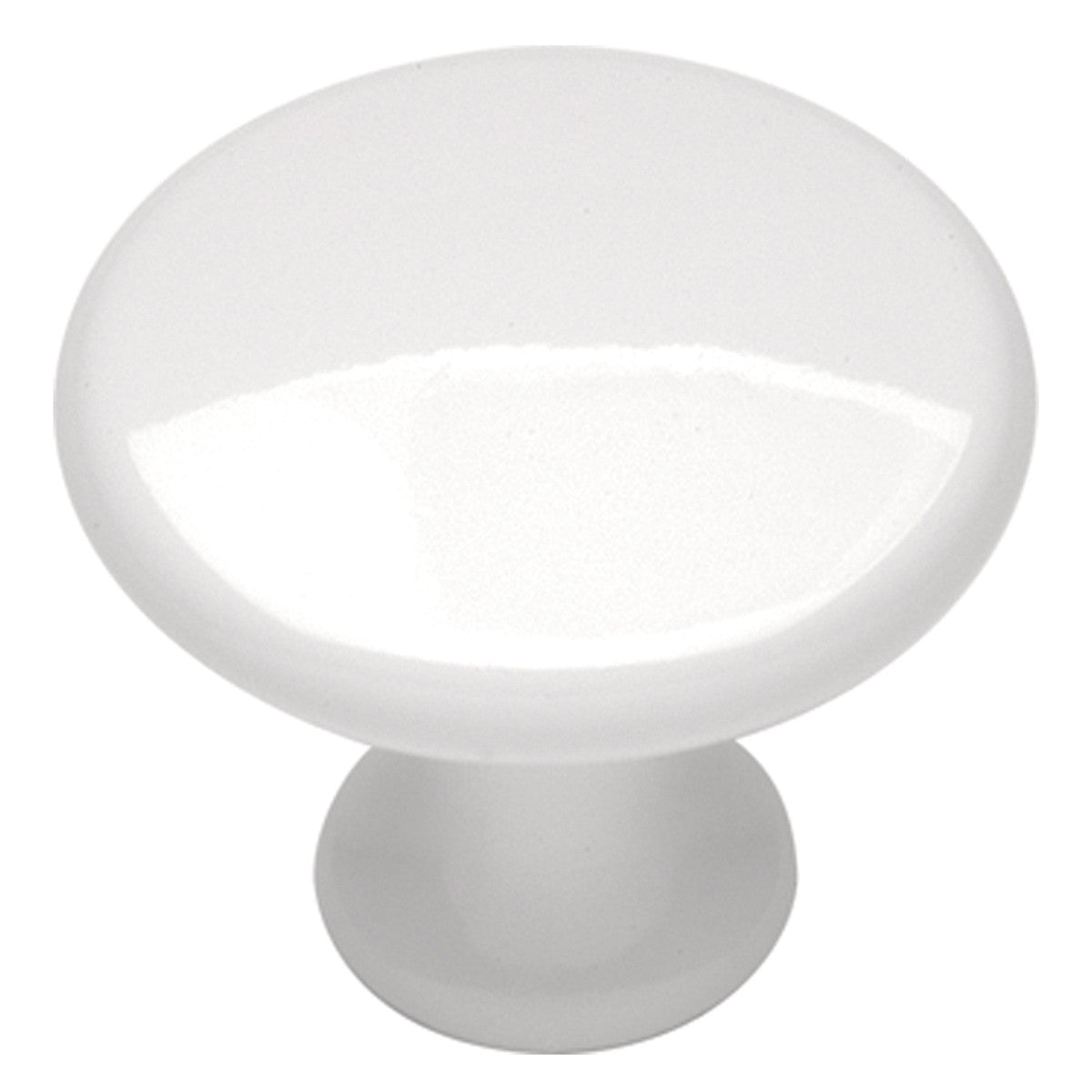 Hickory P14255-W: 1-1/8" Conquest Cabinet Knob - White
