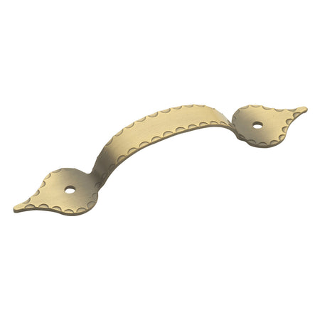 Hickory P145-AB: 3.25" cc Cavalier Cabinet Pull - Antique Brass