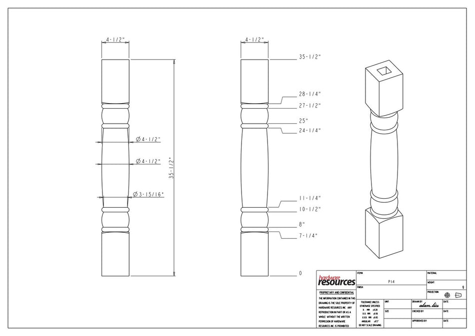 Specification Drawing