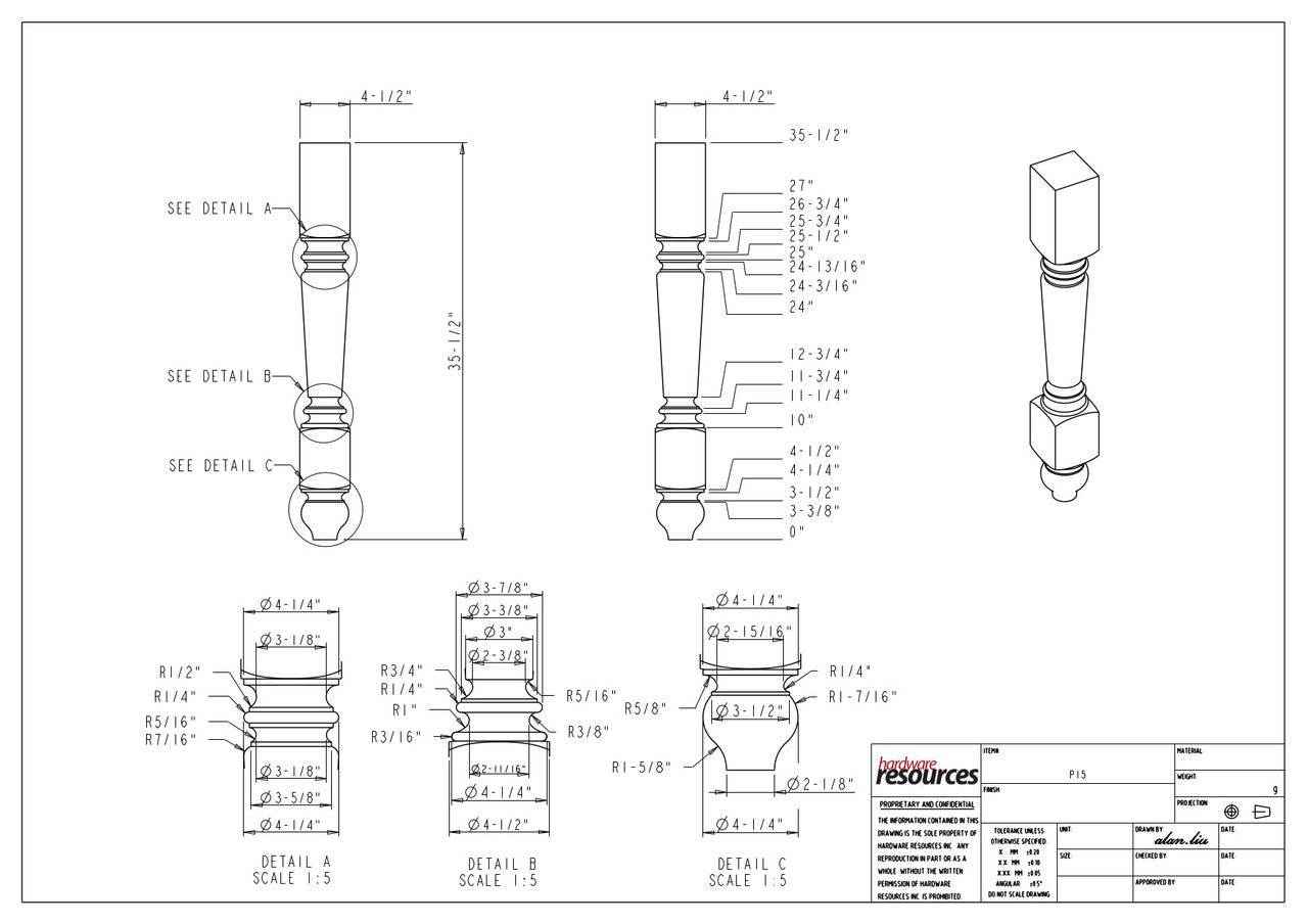 Specification Drawing