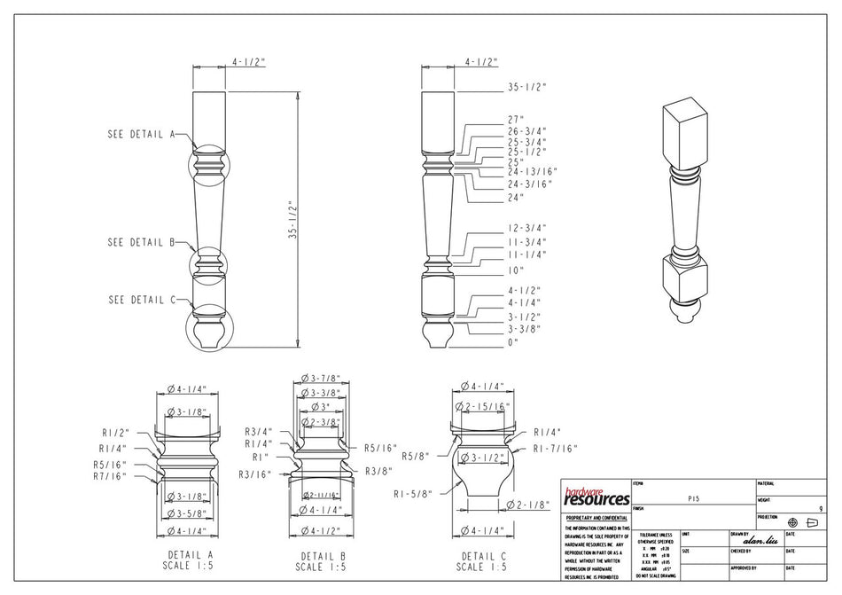 Specification Drawing