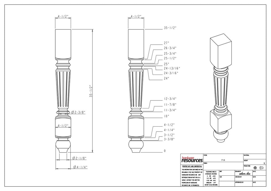 Specification Drawing