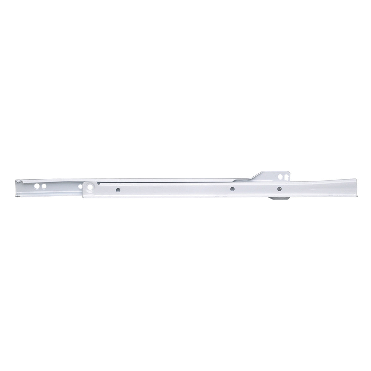 Hickory P1700/12-W: 12" Bottom Mount Self-close Drawer Slide (pair)- White