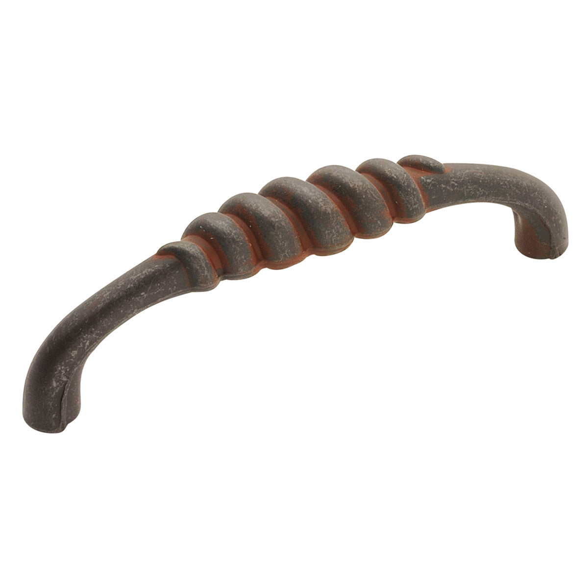 Hickory P2023-RI: 96mm cc Manchester Cabinet Pull - Rustic Iron