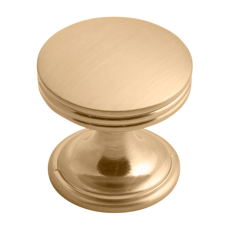 Hickory P2140-CBZ: 1" American Diner Round Cabinet Knob - Champagne Bronze