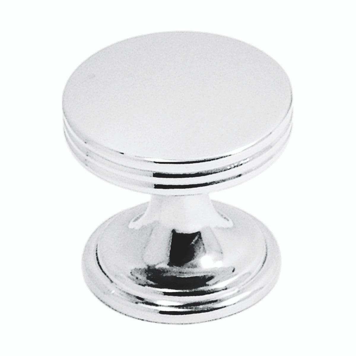 Hickory P2140-CH: 1" American Diner Cabinet Knob - Polished Chrome