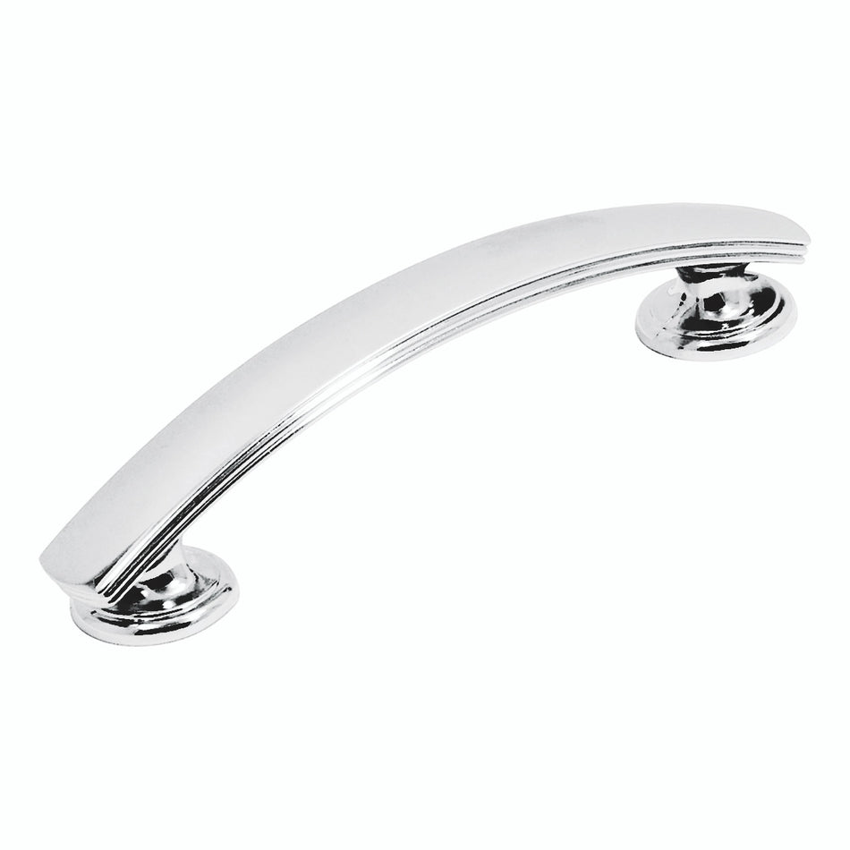 Hickory P2141-CH: 96mm cc American Diner Cabinet Pull - Polished Chrome