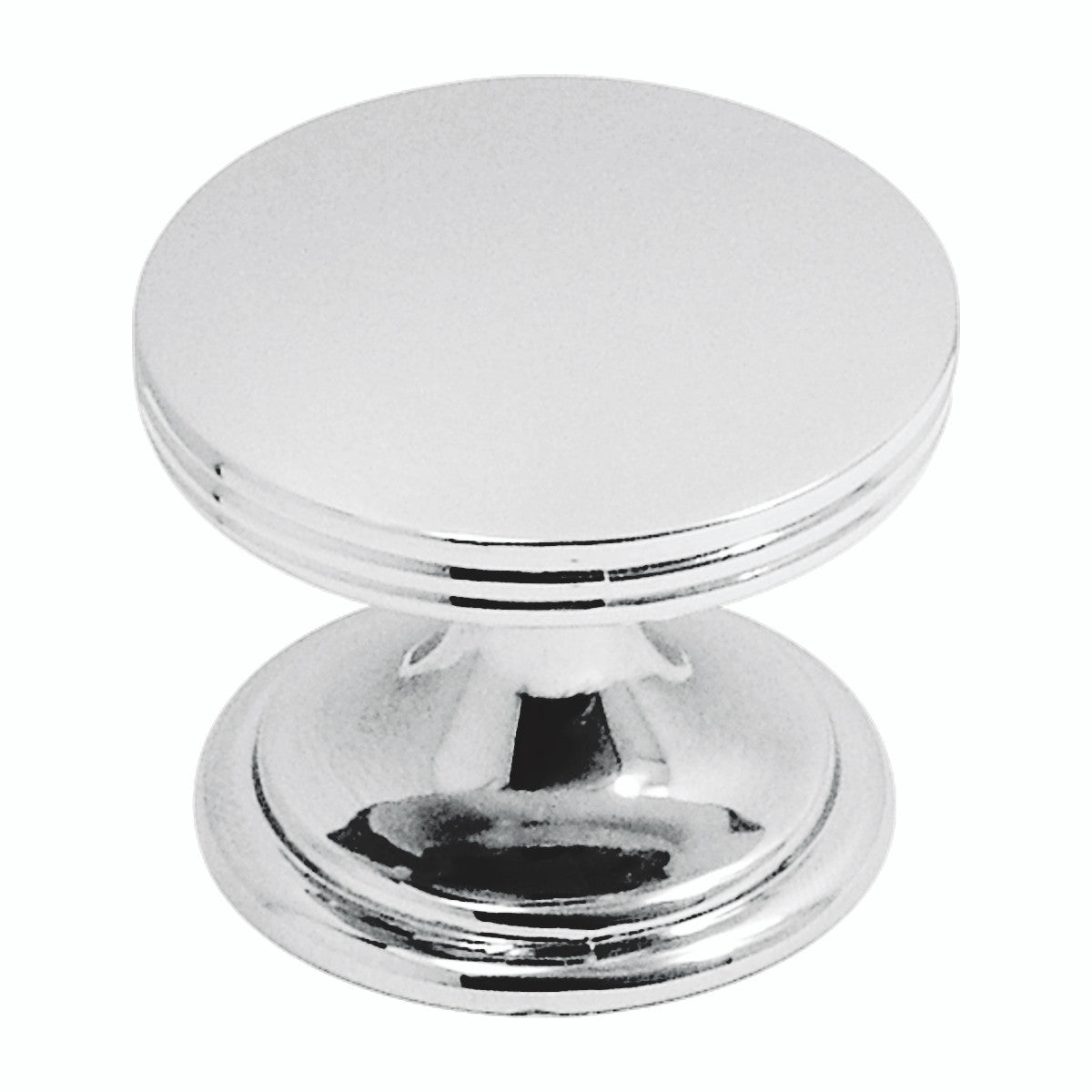 Hickory P2142-CH: 1-3/8" American Diner Cabinet Knob - Polished Chrome