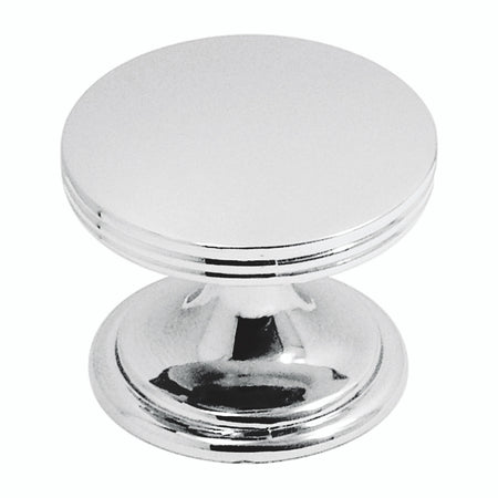 Hickory P2142-CH: 1-3/8" American Diner Cabinet Knob - Polished Chrome