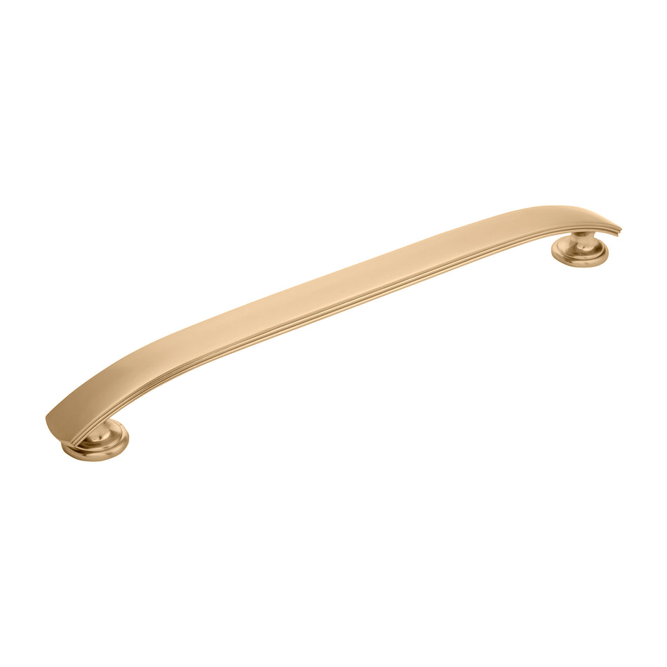 Hickory P2147-CBZ: 12" cc American Diner Appliance  Pull - Champagne Bronze