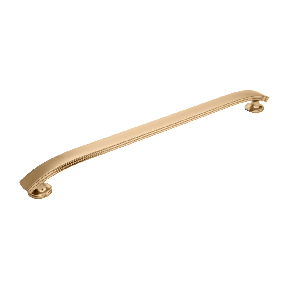 Hickory P2148-CBZ: 18" cc American Diner Appliance  Pull - Champagne Bronze