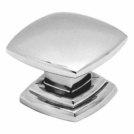 Hickory P2163-CH: 1-1/2" Euro-Contemporary Cabinet Knob - Polished Chrome