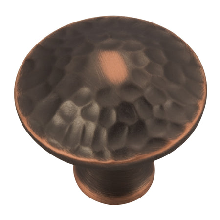 Hickory P2170-OBH: 1-1/4" Craftsman Cabinet Knob - Oil-Rubbed Bronze Highlighted