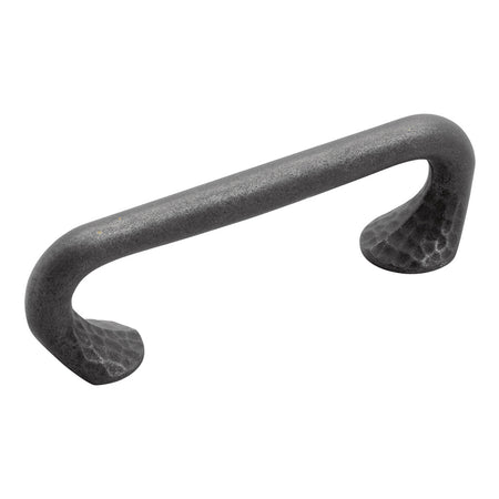 Hickory P2171-BI: 3" cc Craftsman Cabinet Pull - Black Iron