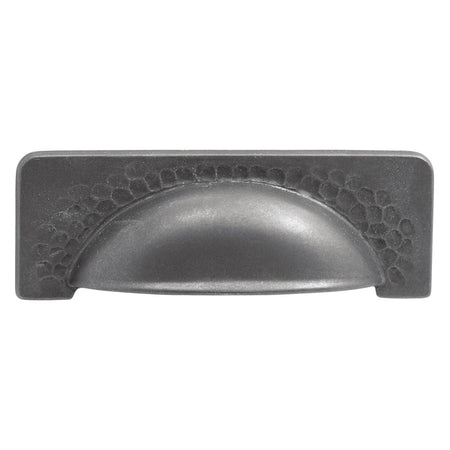 Hickory P2174-BI: 96mm cc Craftsman Cabinet Pull - Black Iron