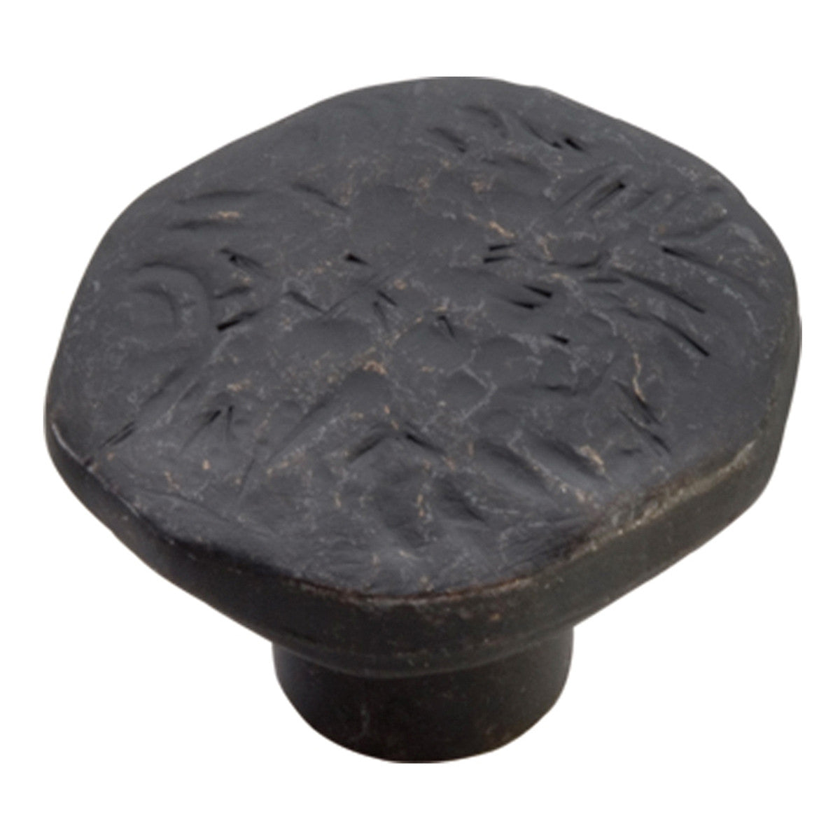 Hickory P2182-BI: 1-1/2" Carbonite Cabinet Knob - Black Iron