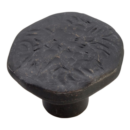 Hickory P2182-BI: 1-1/2" Carbonite Cabinet Knob - Black Iron