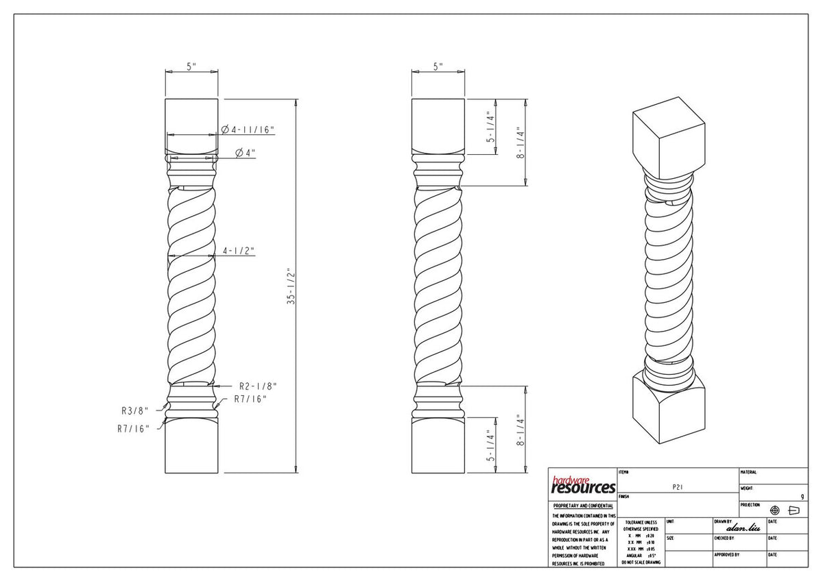 Specification Drawing