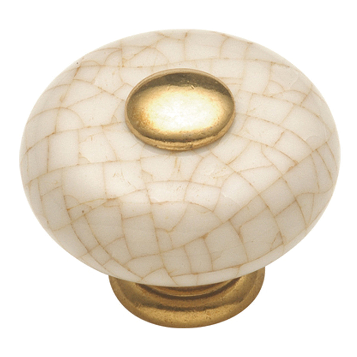 Hickory P222-VC: 1-1/4" Tranquility Cabinet Knob - Vintage Brown Crackle