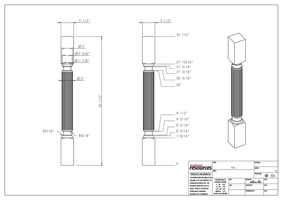 Specification Drawing