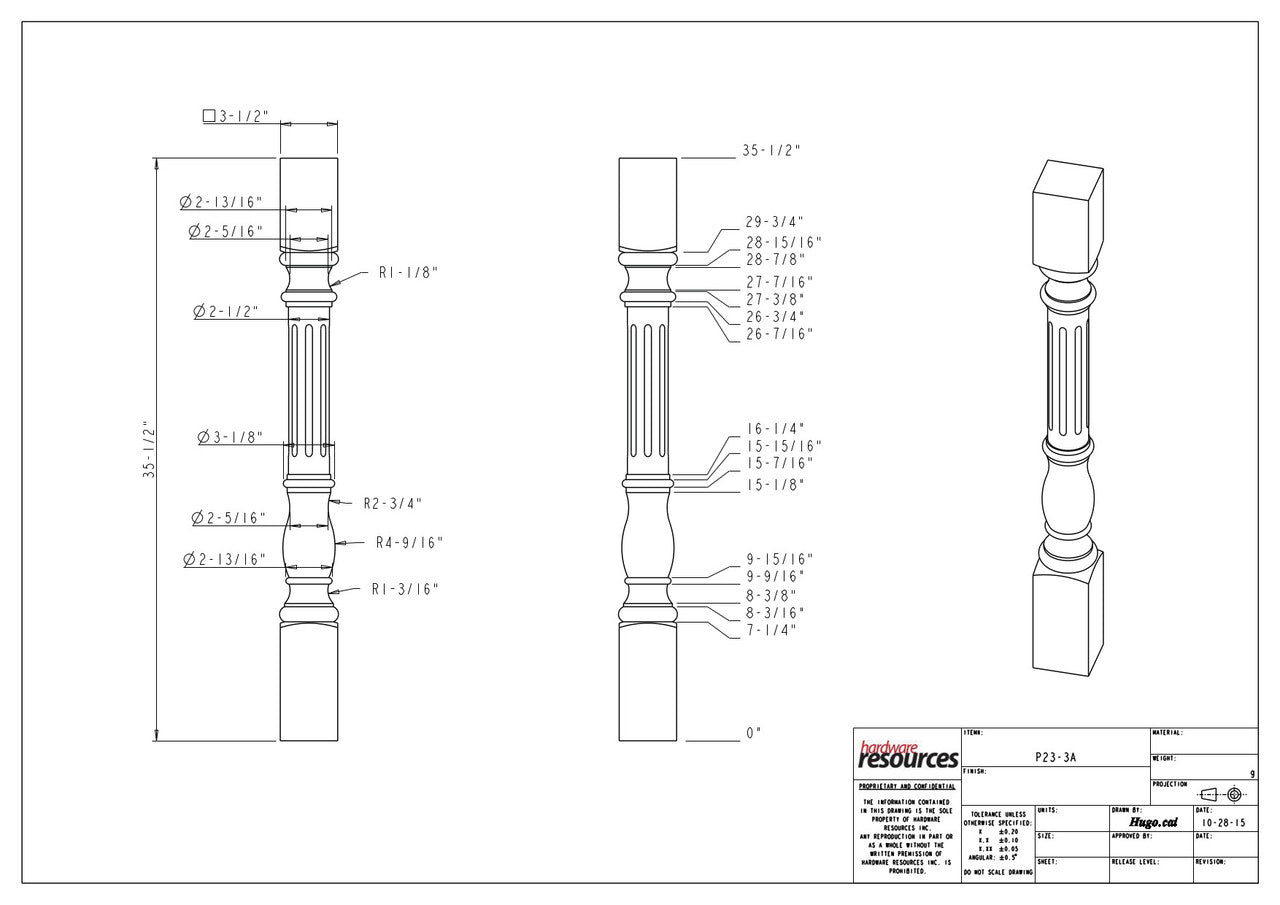 Specification Drawing