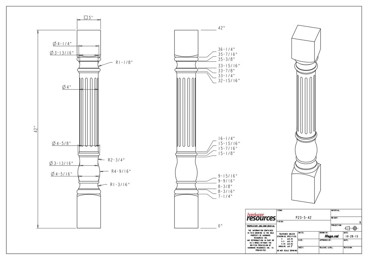 Specification Drawing