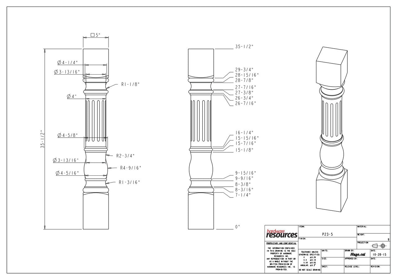 Specification Drawing