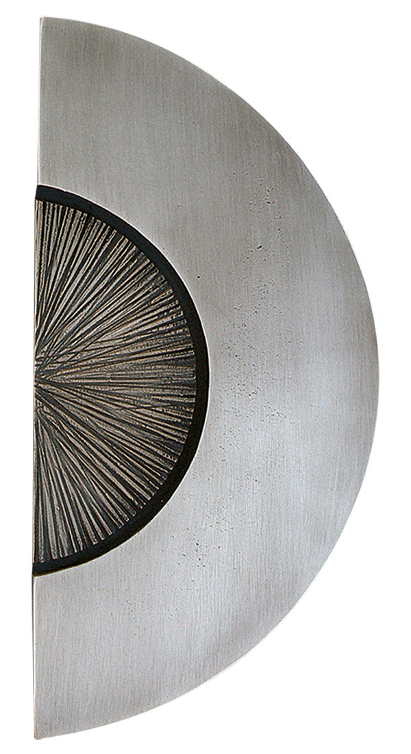 Hawk Hill P237VP: 14-1/4" Shield Door Pull - Vintage Pewter