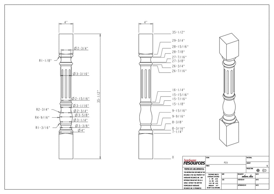 Specification Drawing