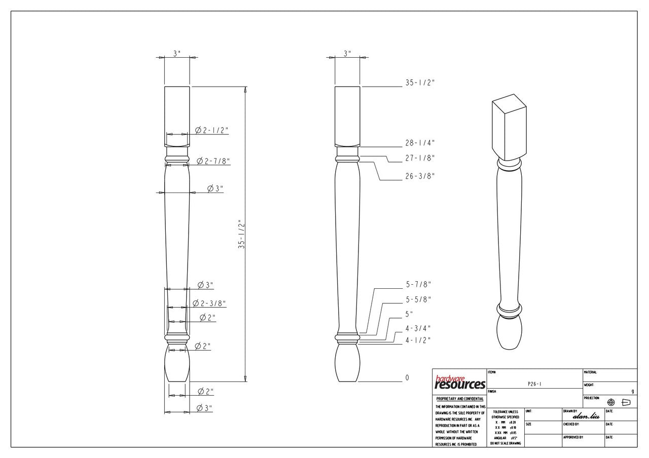 Specification Drawing