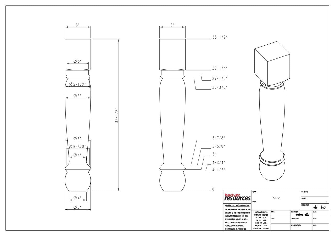 Specification Drawing