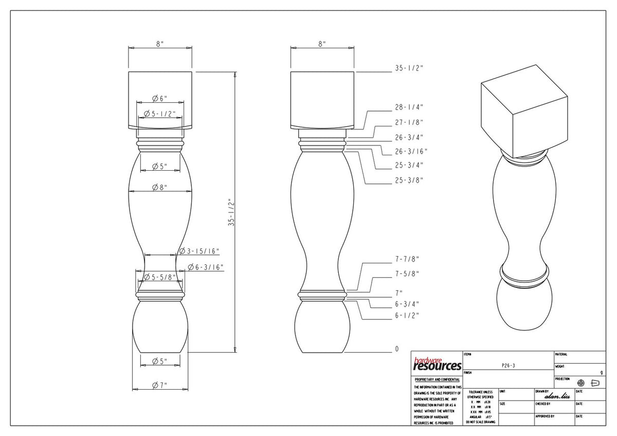 Specification Drawing