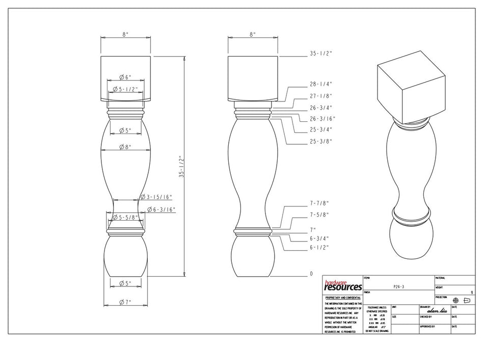 Specification Drawing