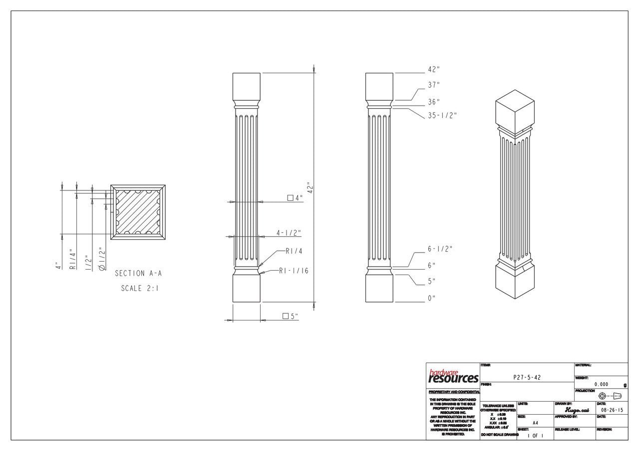Specification Drawing
