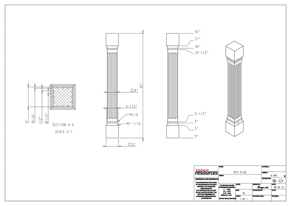 Specification Drawing
