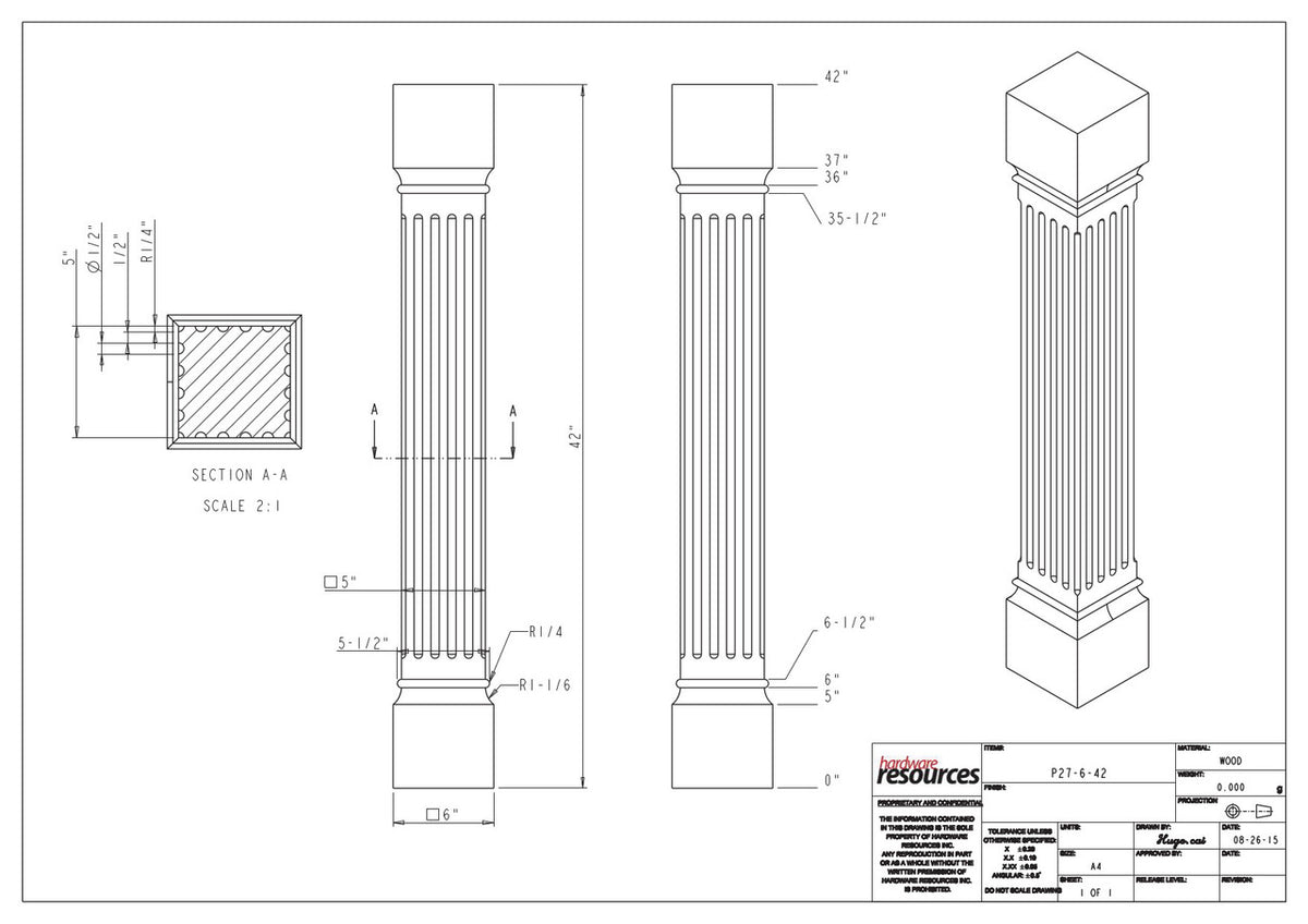 Specification Drawing