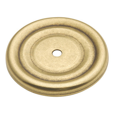 Hickory P282-LP: 1-7/8" Manor House Round Backplate - Lancaster Hand Polished